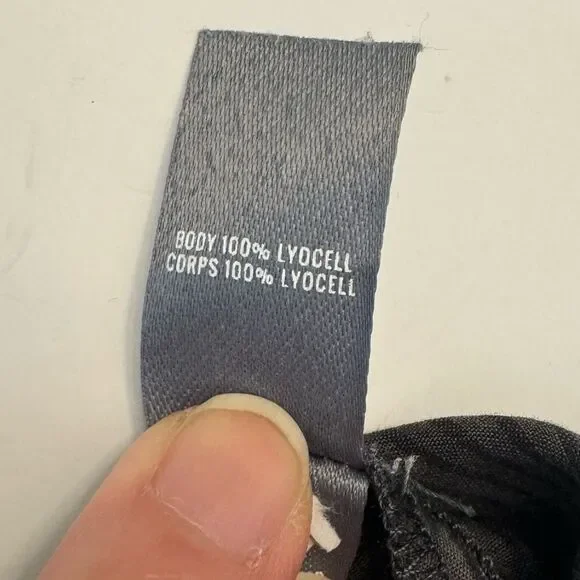 Aerie AE Pull On Shorts Lyocell Raw Frayed Hem Grey Black Small Summer Casual - Picture 8 of 8